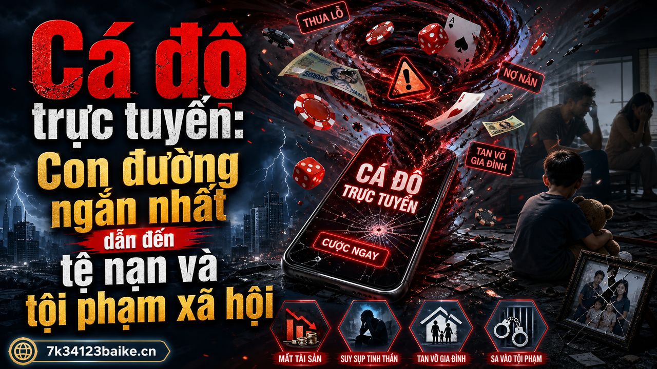 Cá độ trực tuyến: Con đường ngắn nhất dẫn đến tệ nạn và tội phạm xã hội